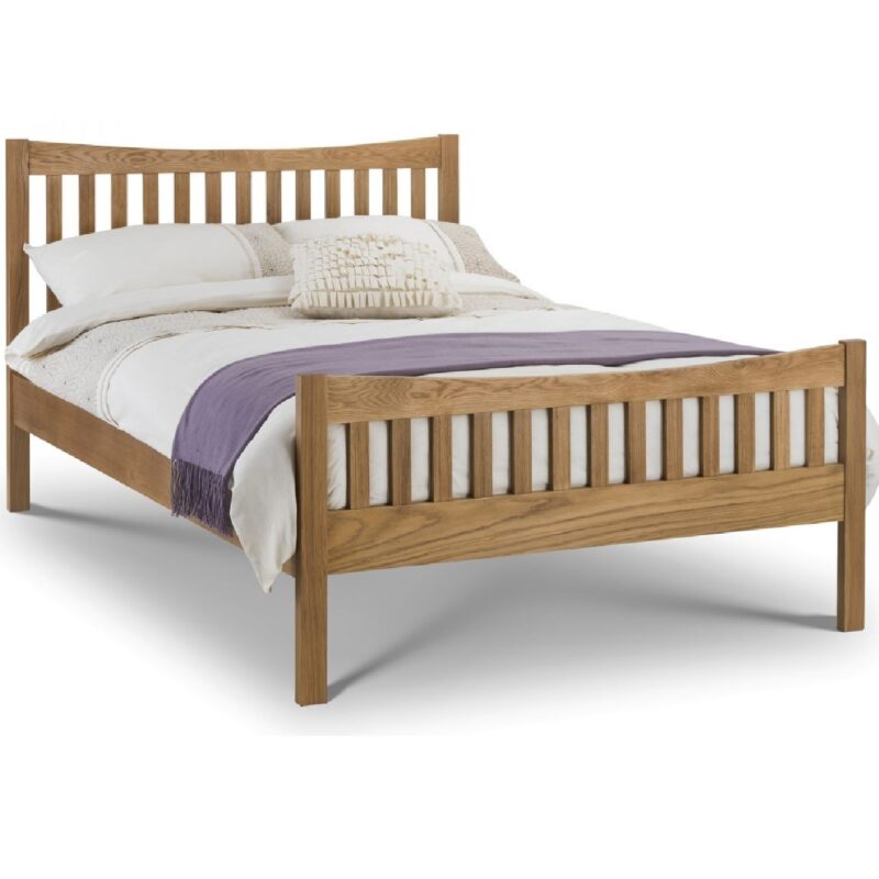 Julian Bowen Bergamo Oak Bed