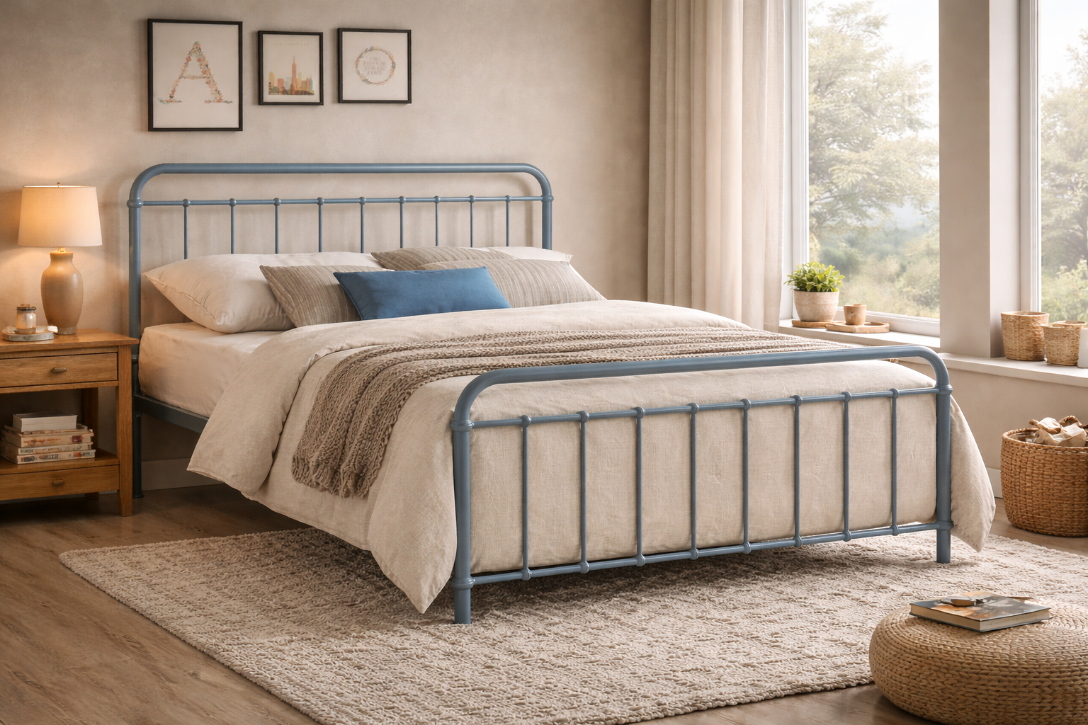 TIME LIVING Miami Bedstead