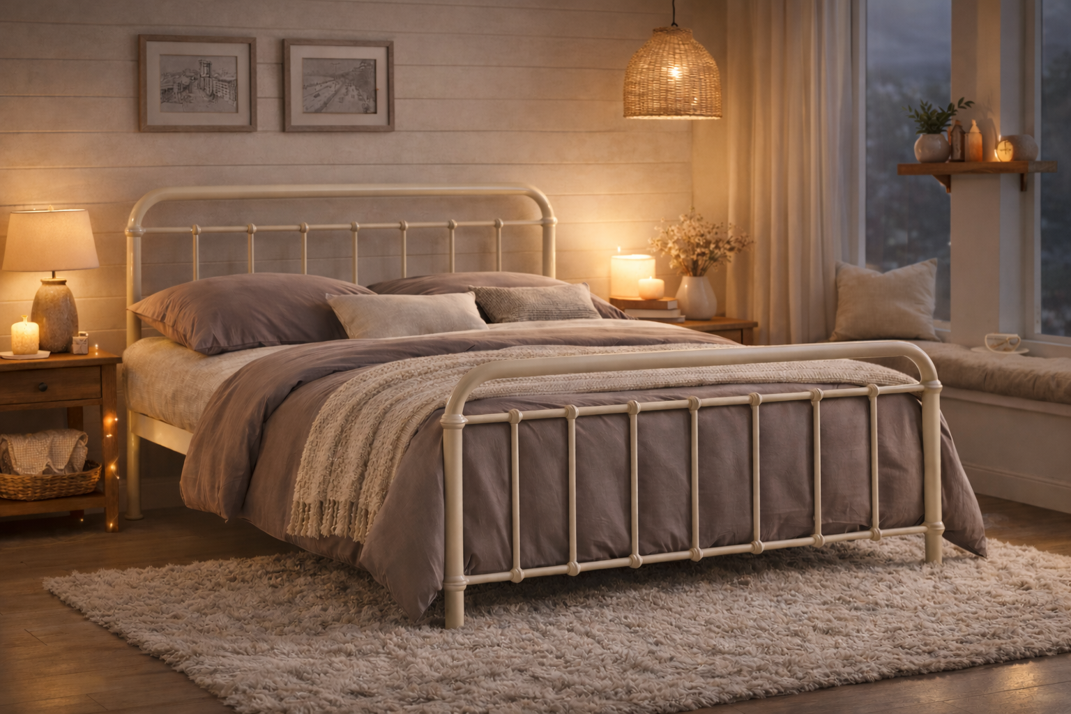 TIME LIVING Miami Bedstead