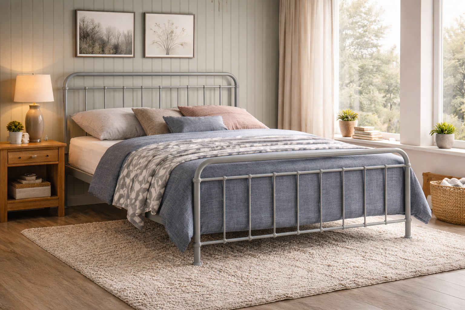 TIME LIVING Miami Bedstead
