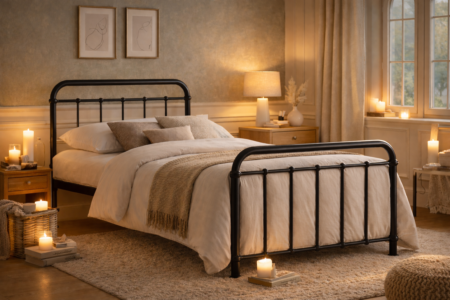 TIME LIVING Miami Bedstead