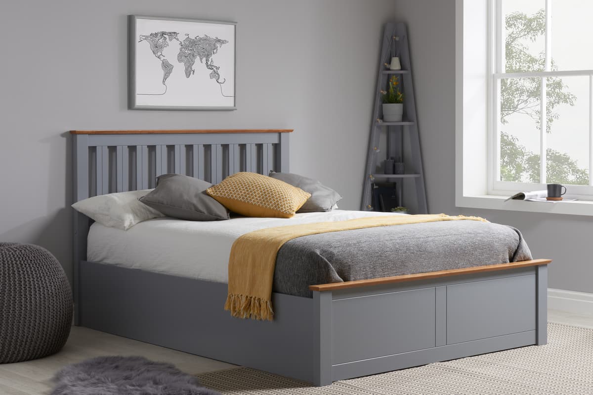 Phoenix ottoman on sale bed grey