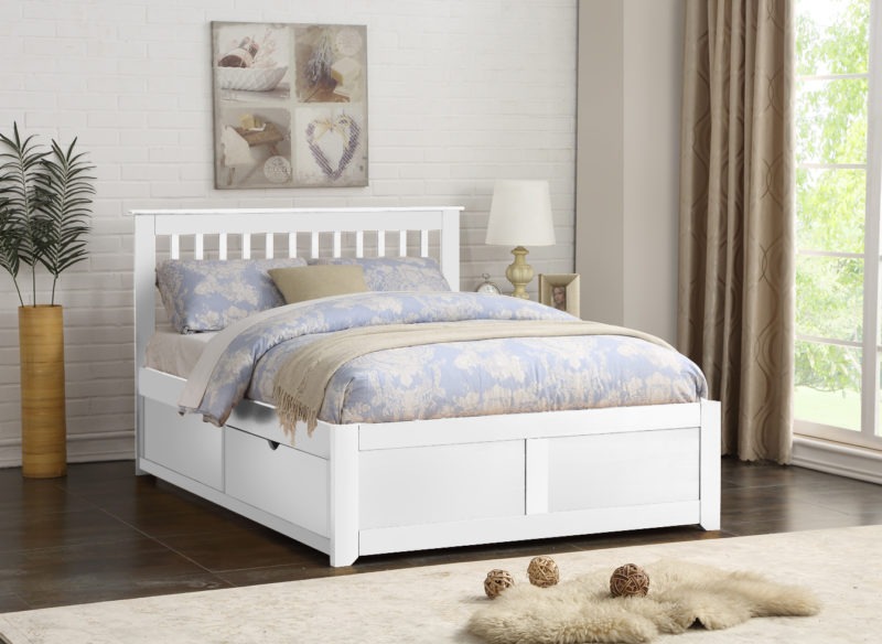 Brooklyn Fixed Drawer Bedframe