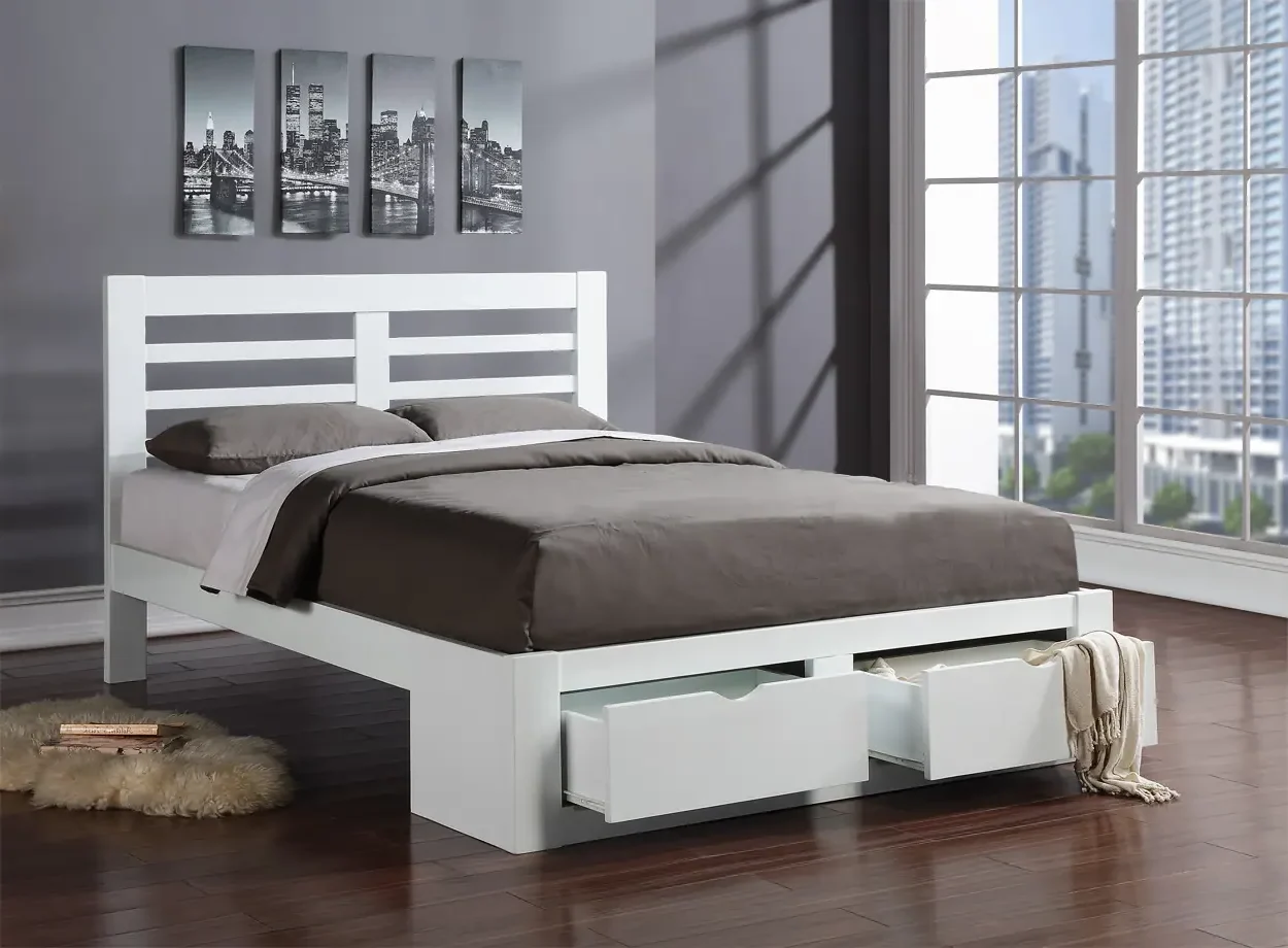 FLINTSHIRE Bretton Bedframe with Drawers