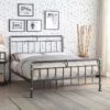 Flintshire Cilcain Antique Bronze or Silver Black Bedframe