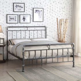 Flintshire Cilcain Antique Bronze or Silver Black Bedframe