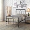 Flintshire Cilcain Antique Bronze or Silver Black Bedframe