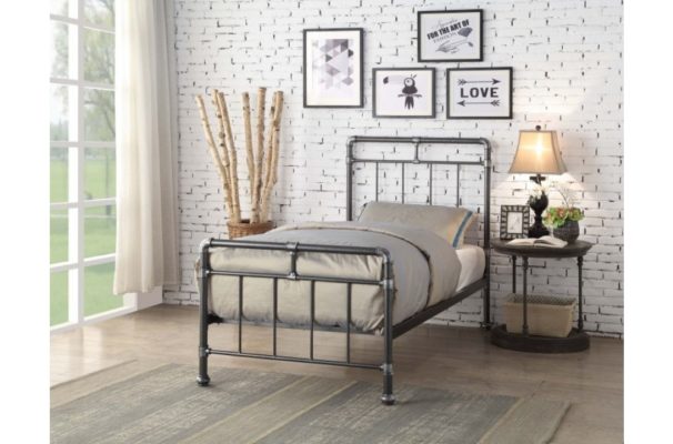 Flintshire Cilcain Antique Bronze or Silver Black Bedframe