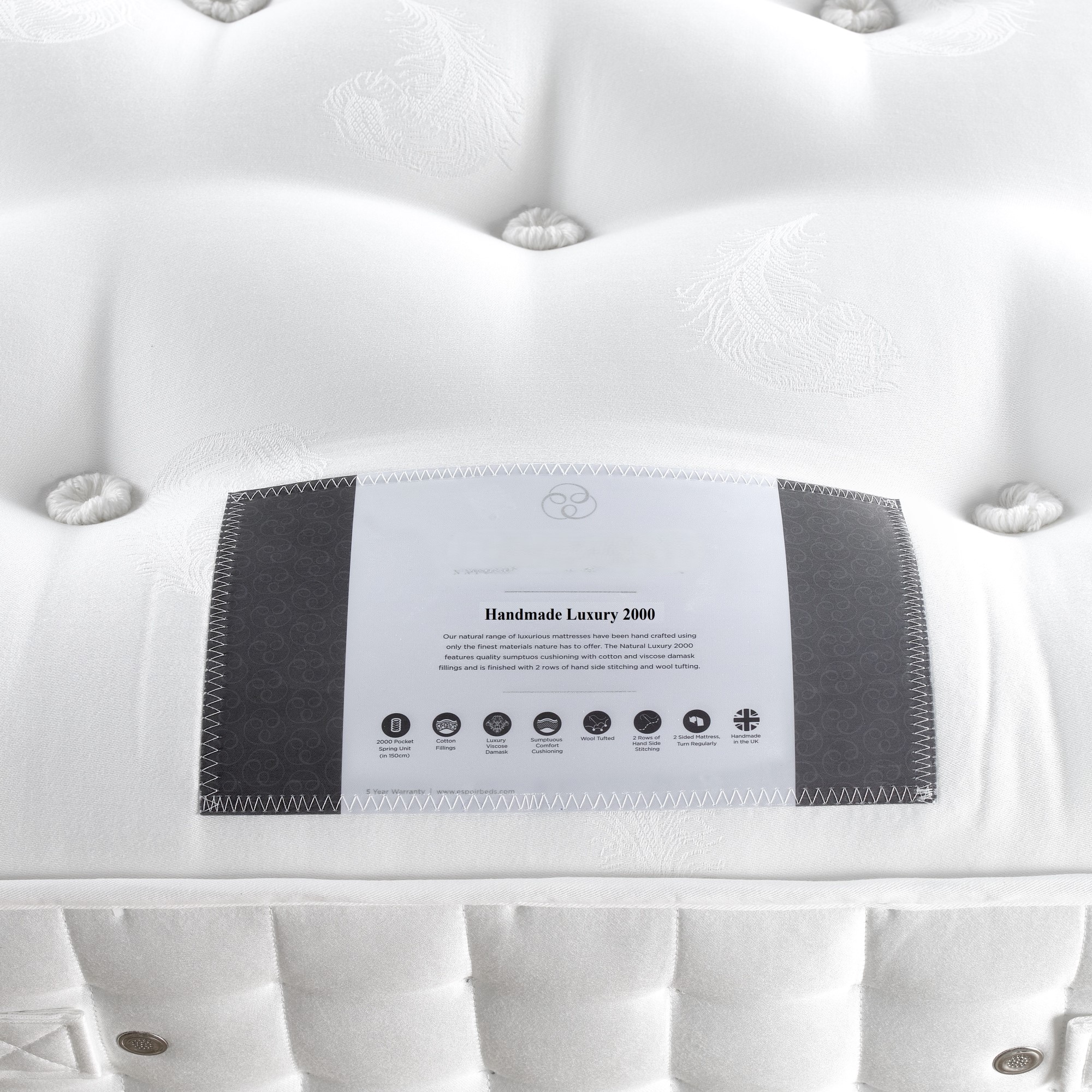 HAMSEYS Handmade Luxury 2000 Mattress