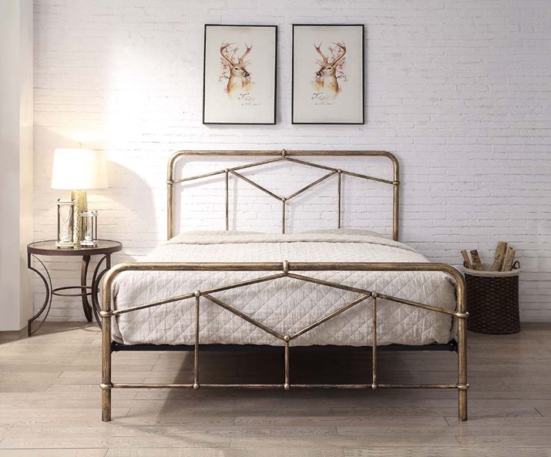 Flintshire Axton Antique Bronze or Black Bedframe