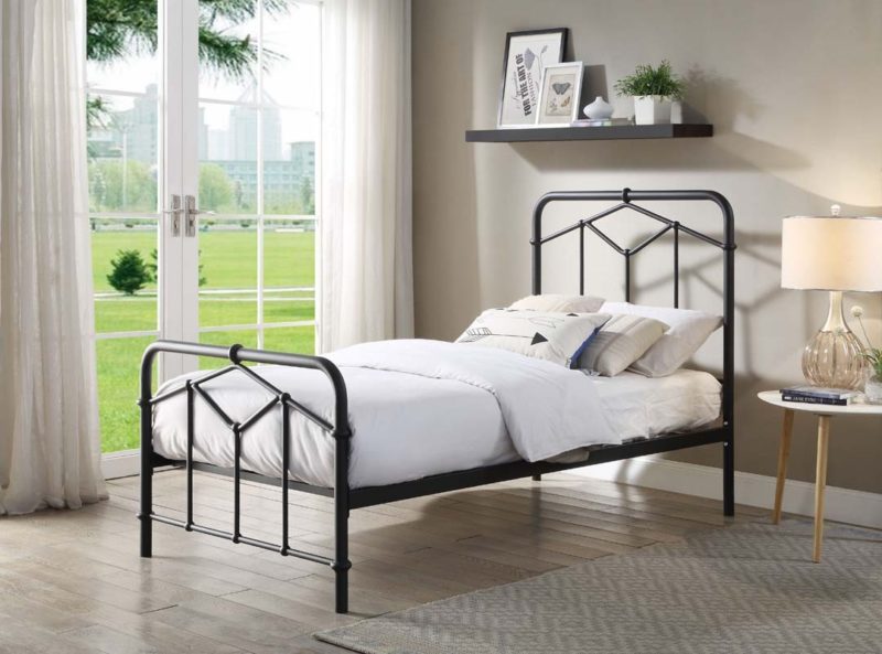 Flintshire Axton Antique Bronze or Black Bedframe