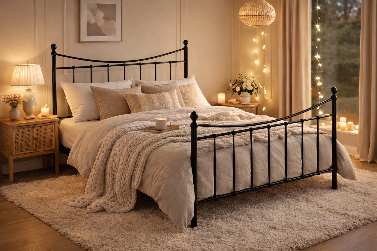 TIME LIVING Alderley Bedstead