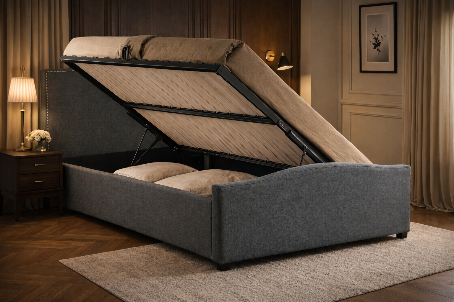 TIME LIVING Brunswick Ottoman