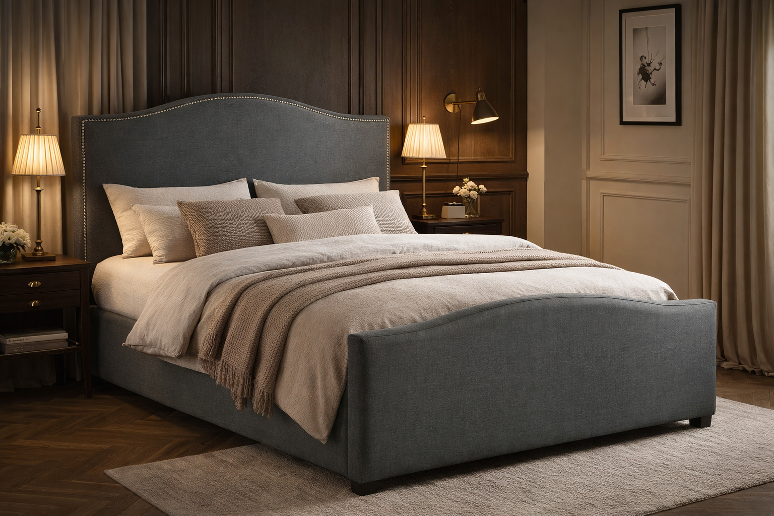 TIME LIVING Brunswick Ottoman