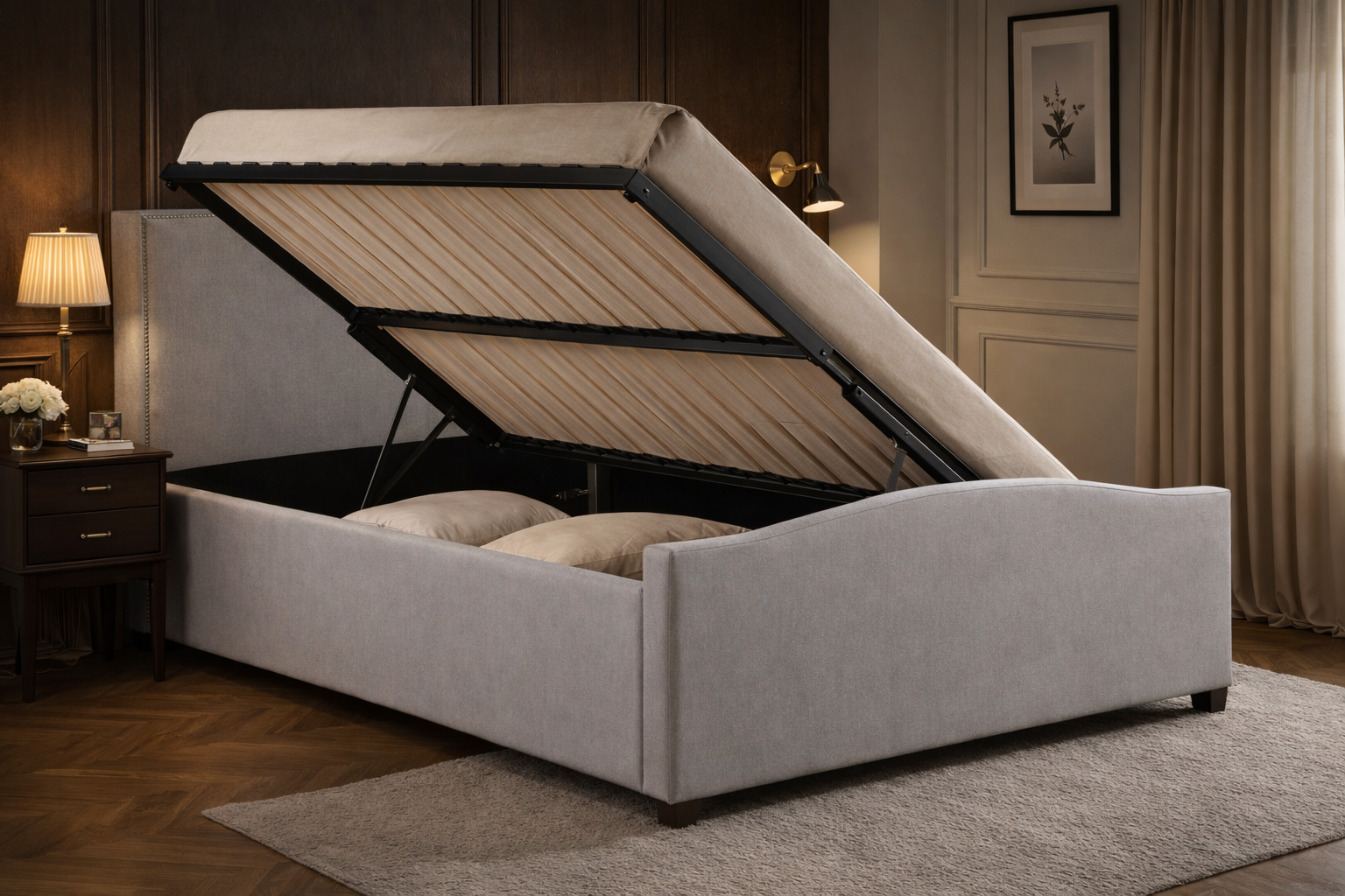 TIME LIVING Brunswick Ottoman