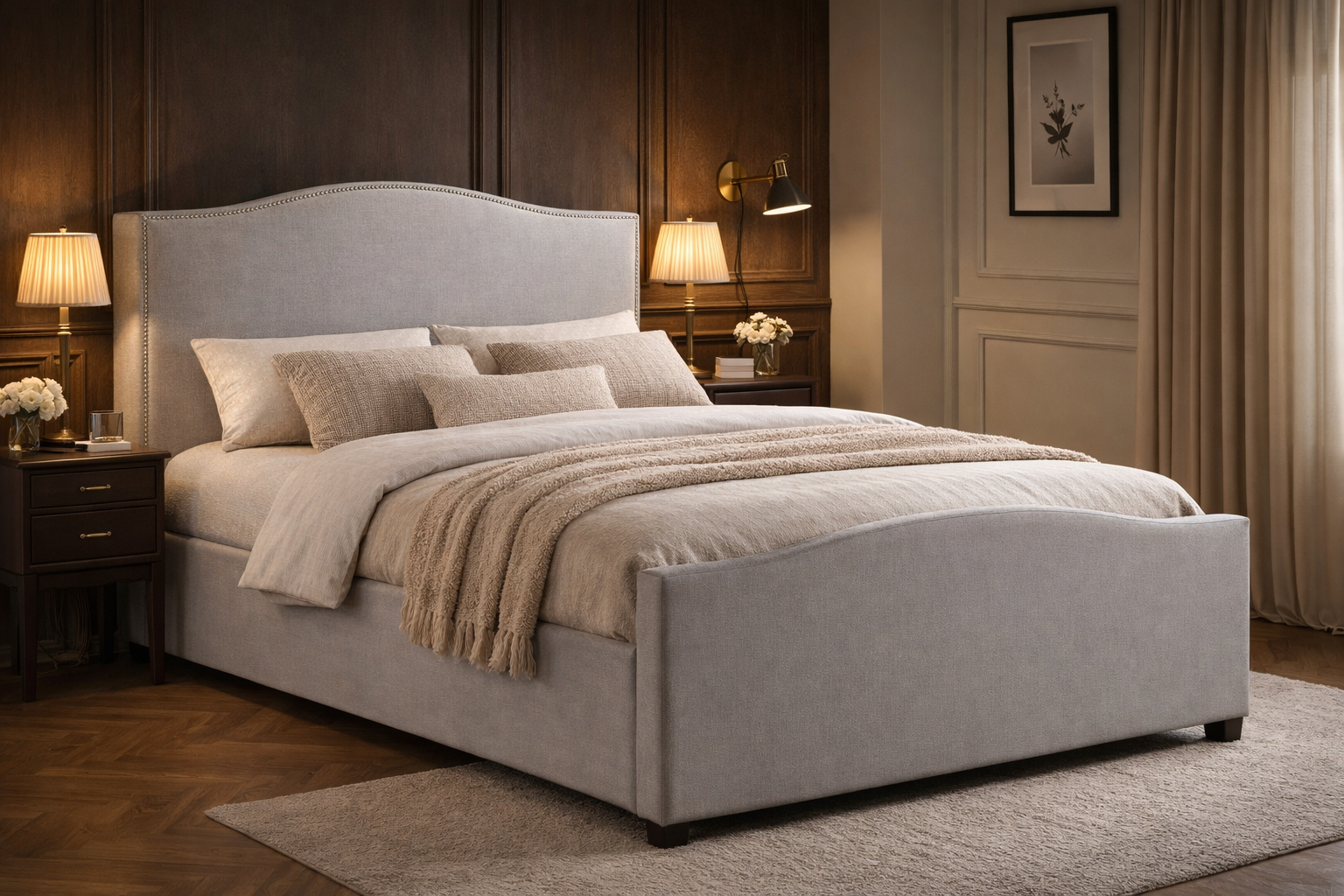 TIME LIVING Brunswick Ottoman
