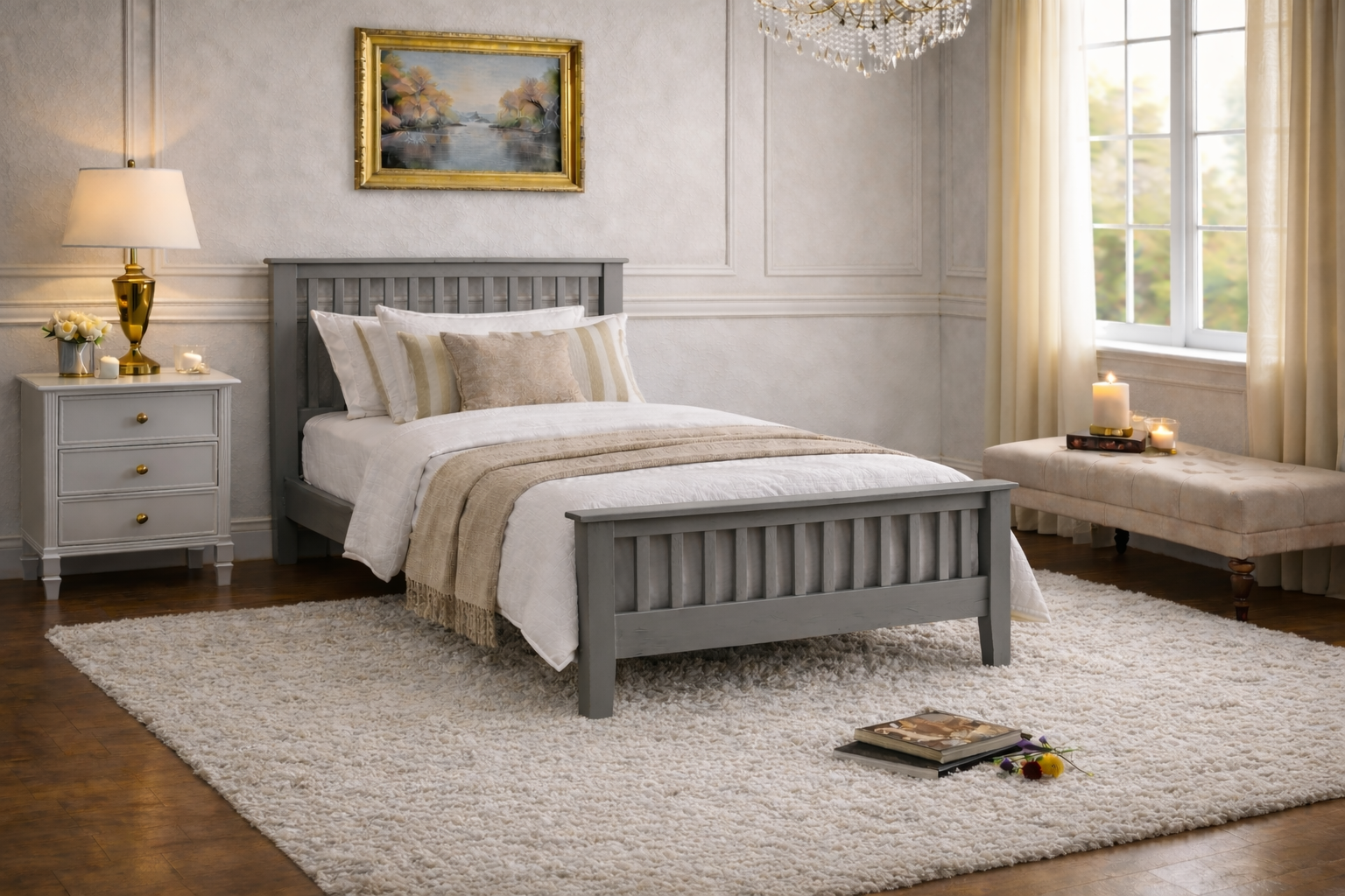 TIME LIVING Turin Bedstead