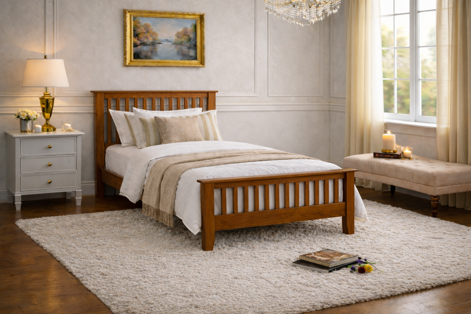 TIME LIVING Turin Bedstead
