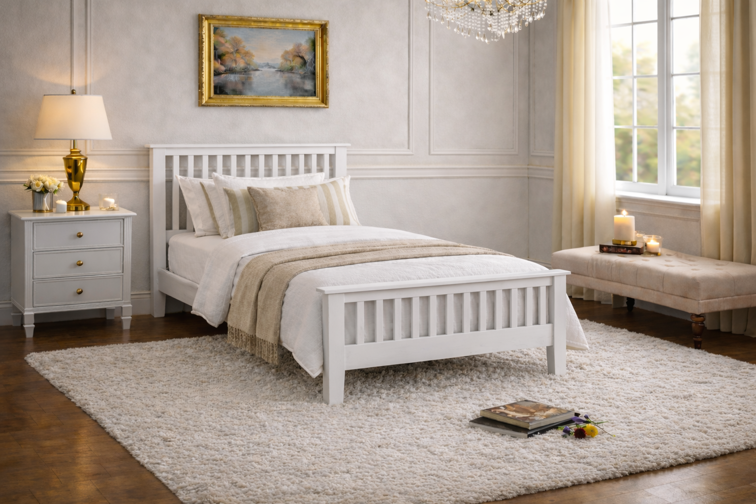 TIME LIVING Turin Bedstead