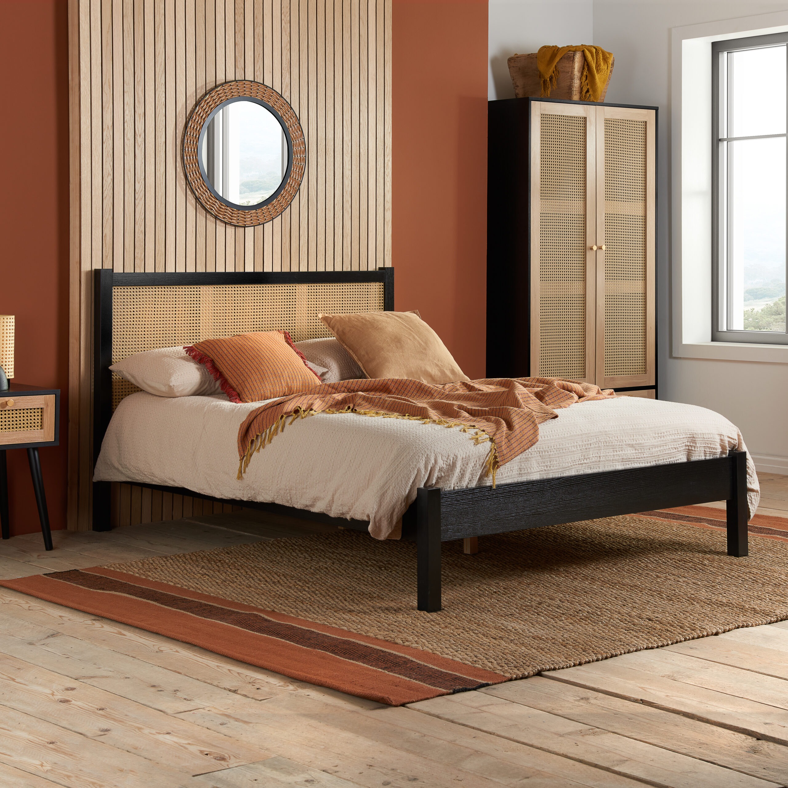 Birlea Croxley Black Bedstead