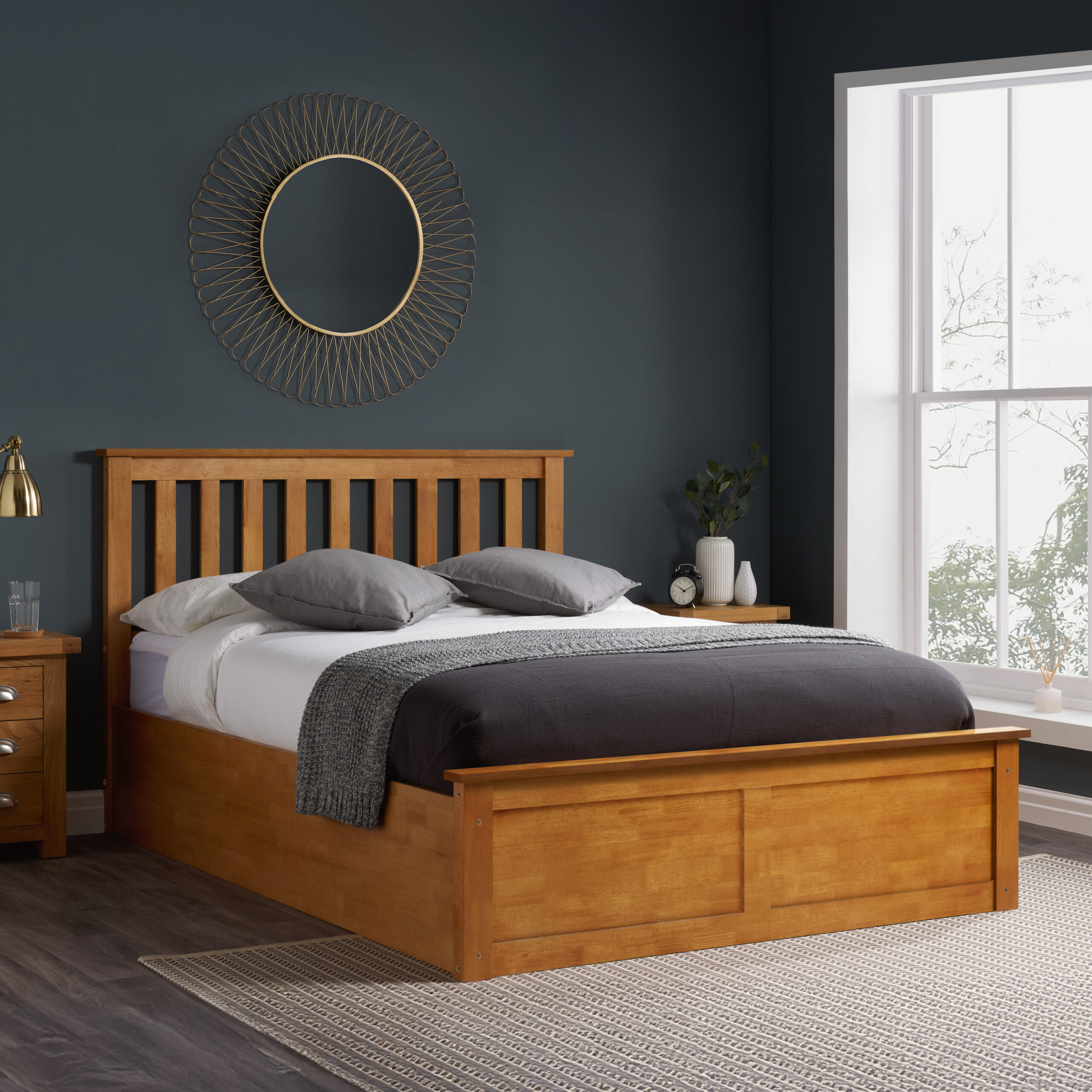 BIRLEA Phoenix Ottoman Storage Bed
