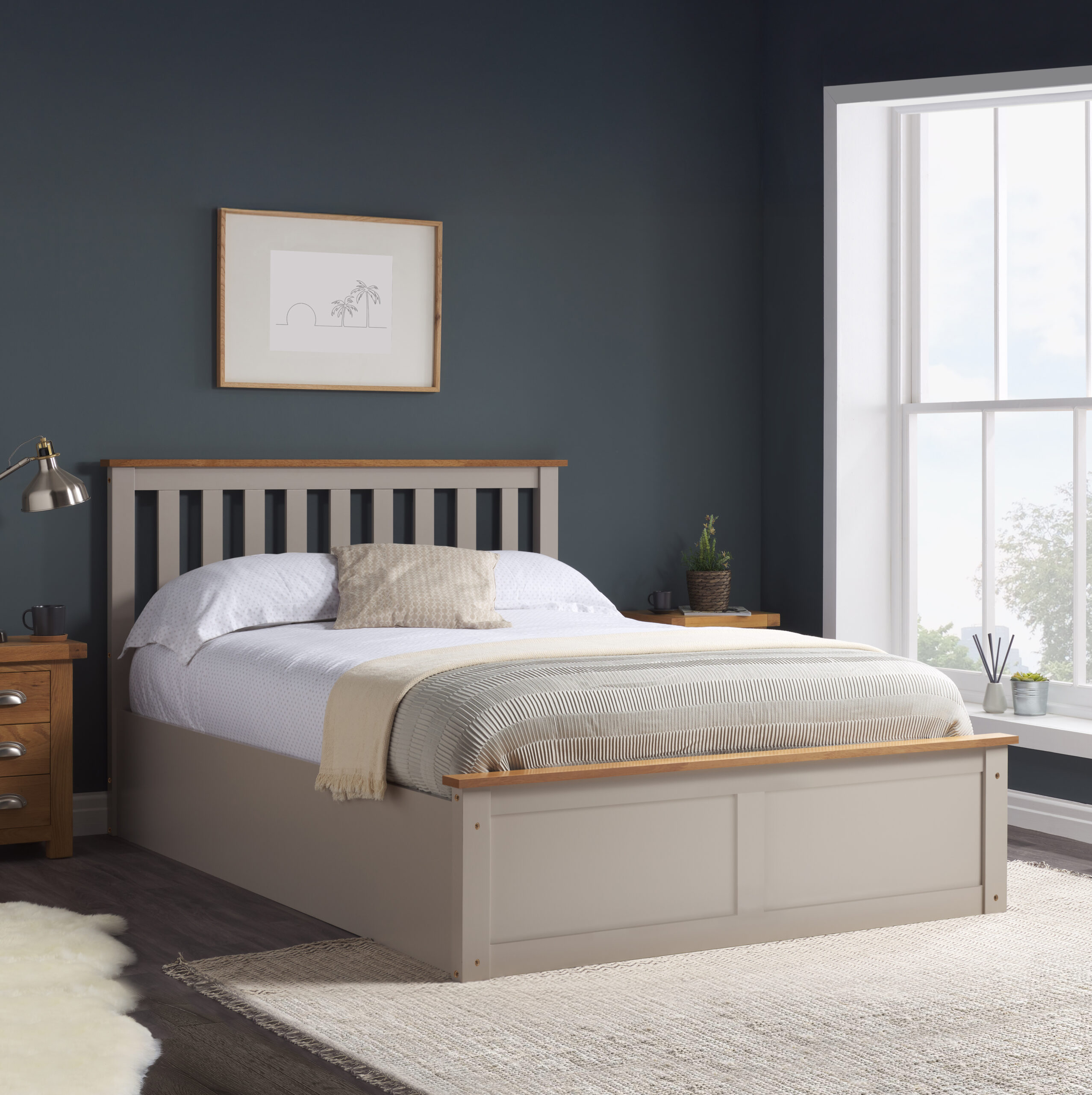 BIRLEA Phoenix Ottoman Storage Bed