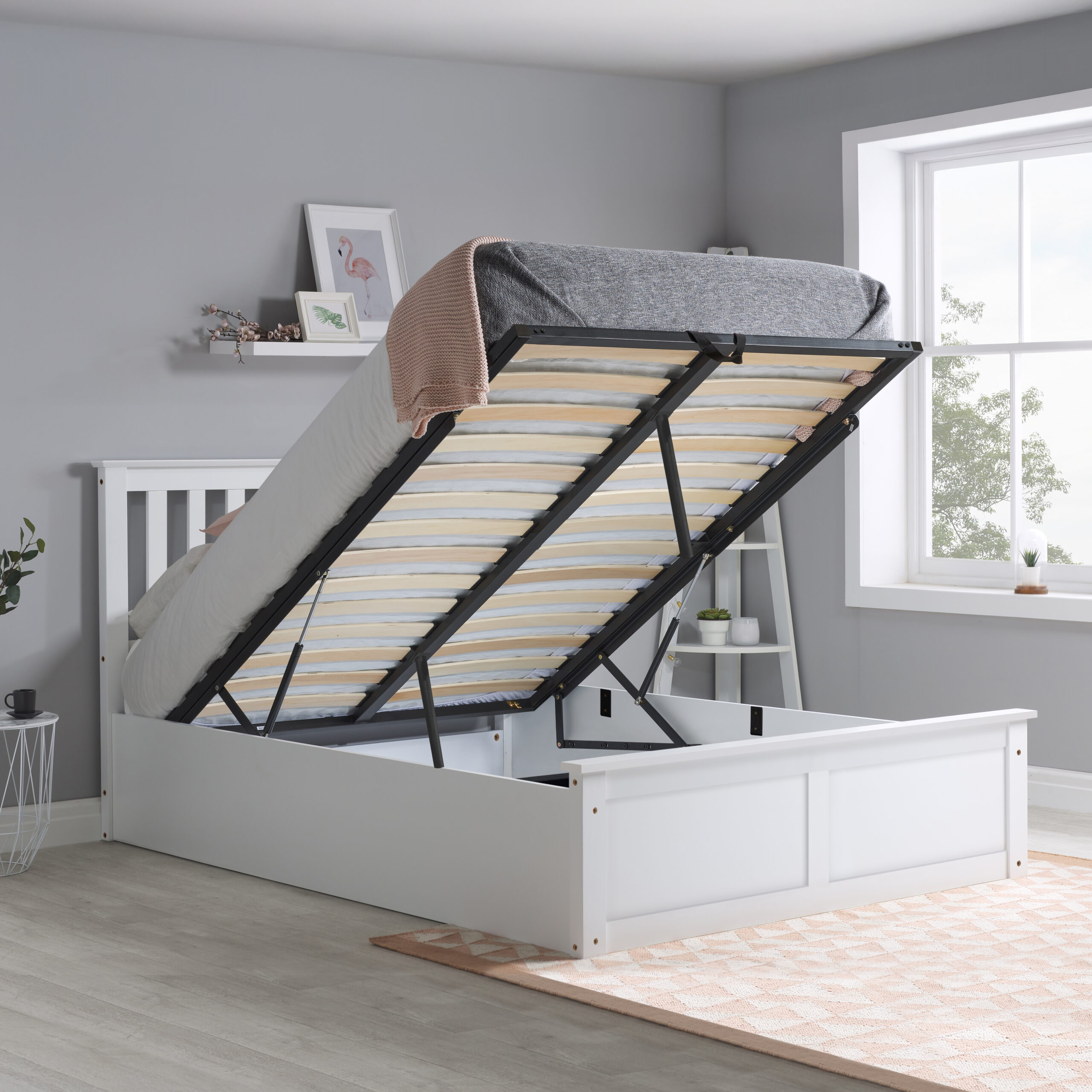 BIRLEA Phoenix Ottoman Storage Bed