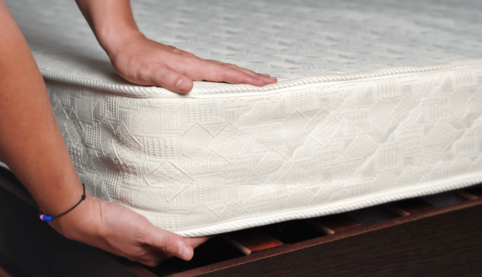 Benefits of a pocket sprung mattress being tested.
