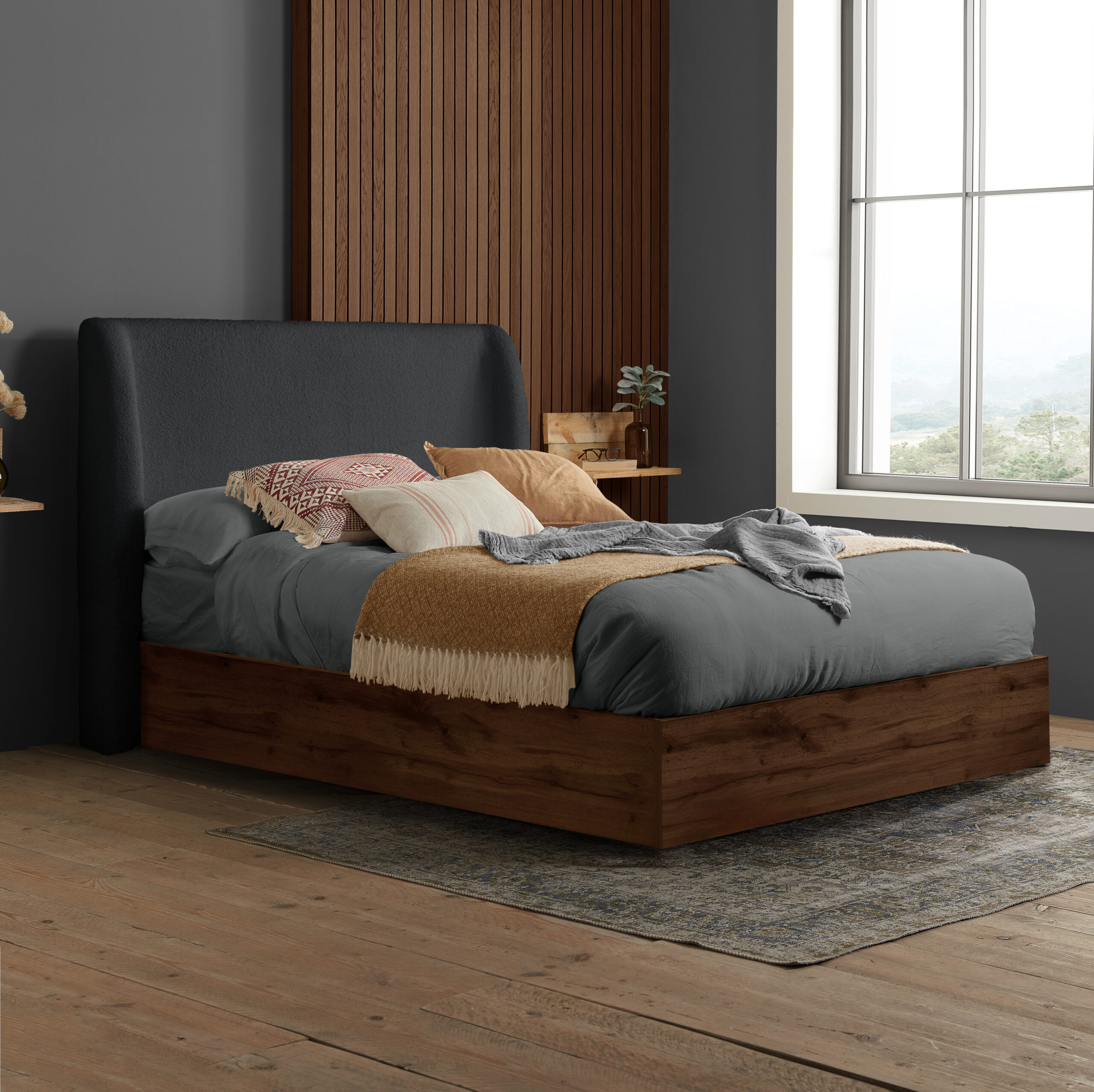 BIRLEA Halfden Ottoman Storage Bed