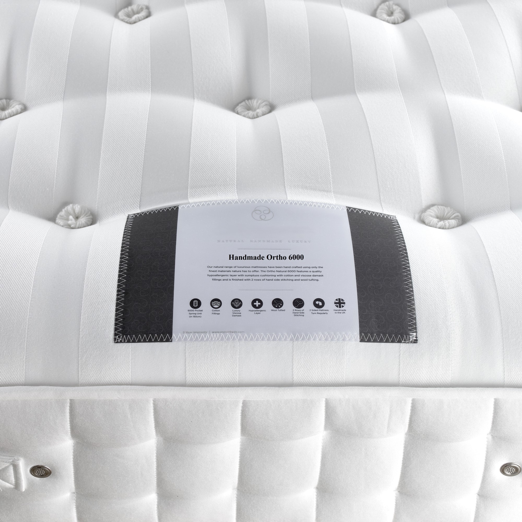 HAMSEYS Handmade Ortho 6000 Mattress