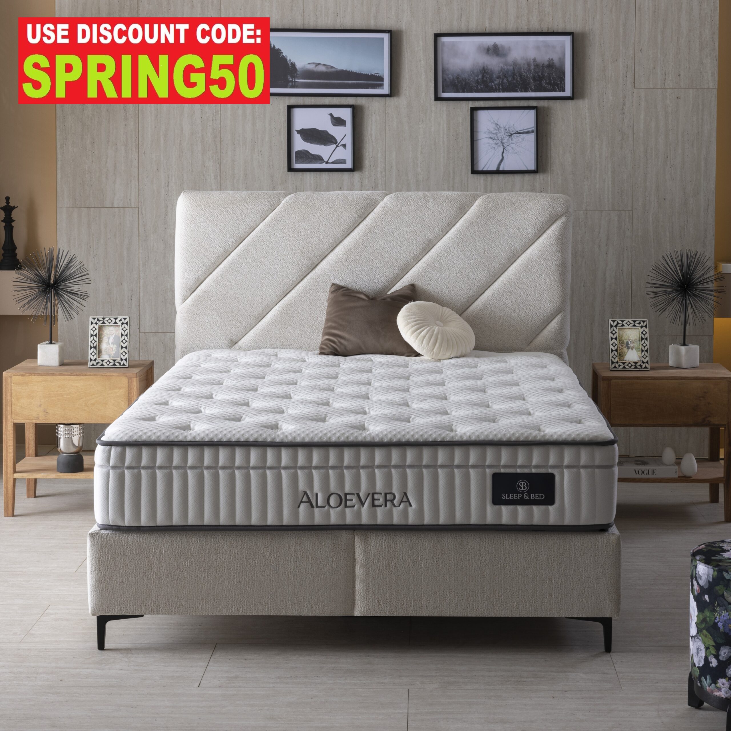 SLEEP & BED Aloe Vera Mattress