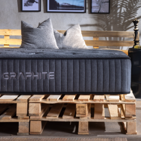 SLEEP & BED Graphite Hybrid Mattress.