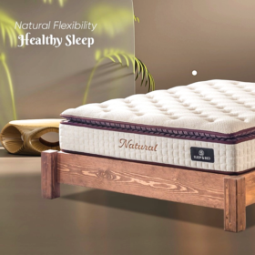 SLEEP & BED Natural Hybrid Mattress.