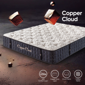 SLEEP & BED Copper Cloud Mattress.